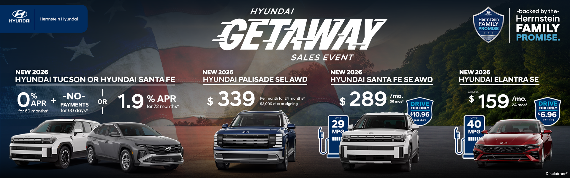 Get Away Sales Event